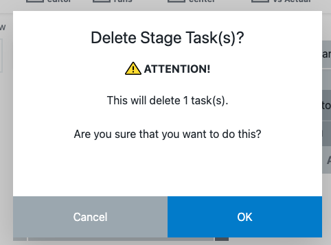 Delete task