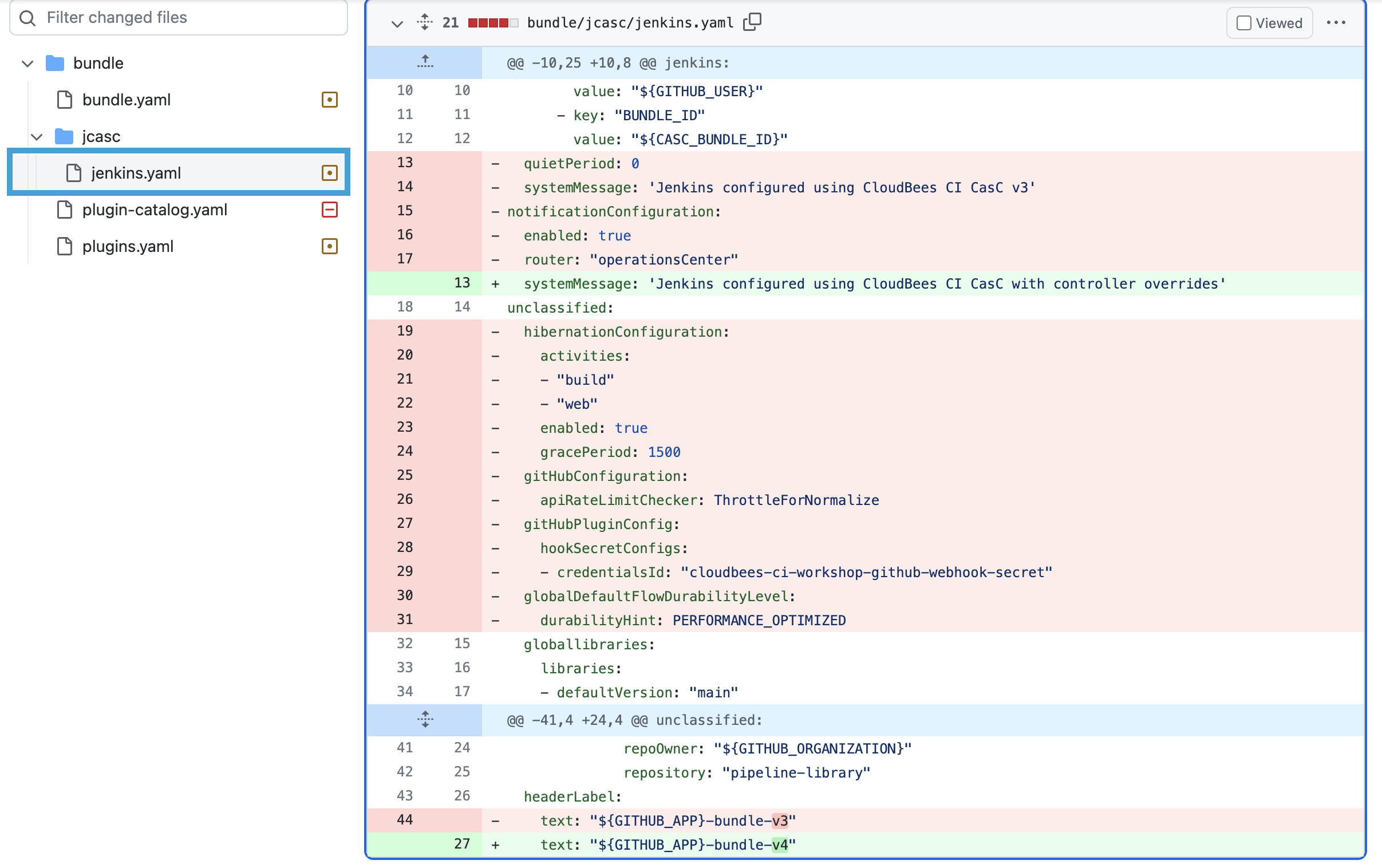 jenkins.yaml changes