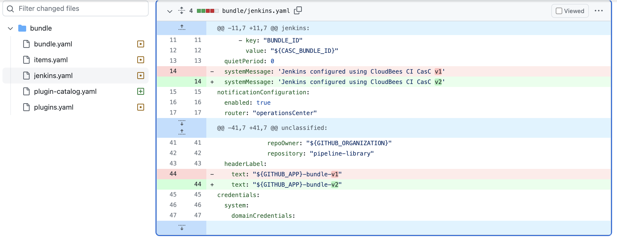 jenkins.yaml changes